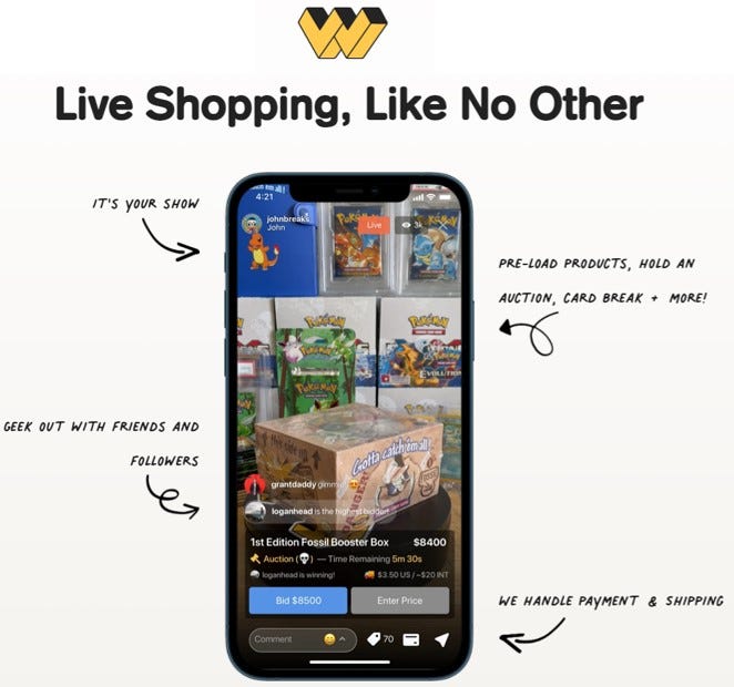 Whatnot - A Live Streaming Person-to-Person Collectibles Marketplace -  Small Business Labs