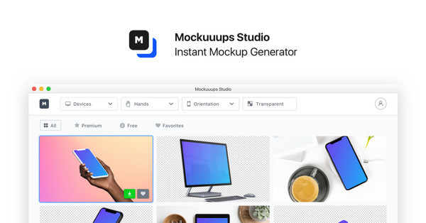 Mockuuups Studio - Instant Mockup Generator