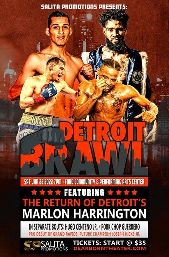 Hugo Centeno Jr. vs. Antonio Todd, Detroit Brawl | Boxing Bout | Tapology