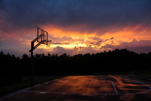 Sunset over Basketball | Flickr - Photo Sharing!