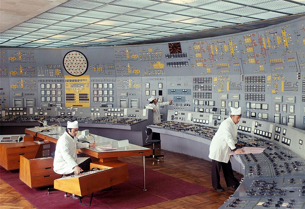 The Vintage Beauty Of Soviet Control Rooms