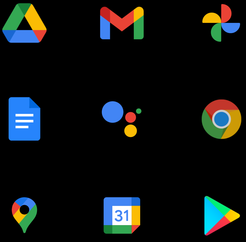Google's Office Suite Icons