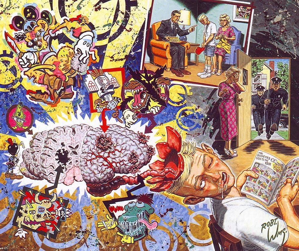 Robert Williams - The Cartoon Disease | Robert williams, Psychedelic  artwork, Lowbrow art