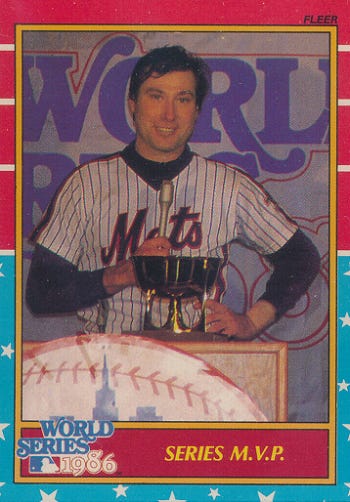 1986 Fleer #86 Ray Knight VG New York Mets - Under the Radar Sports