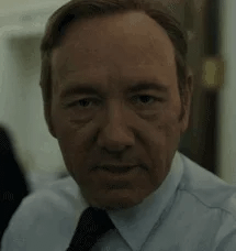 house of cards kevin spacey is the man GIF