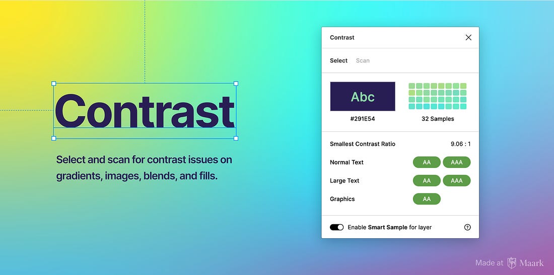 Contrast-checking plugin for figma.
