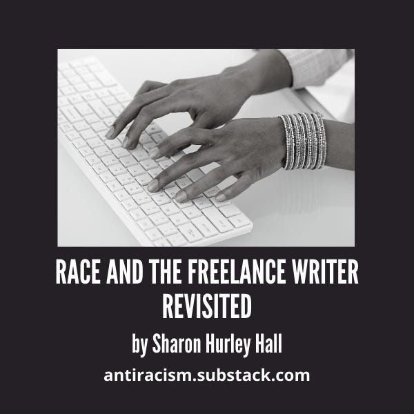 Race and the Freelance Writer Revisited - cover image shows a pair of hands on a keyboard