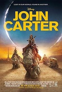 John Carter theatrical release poster 