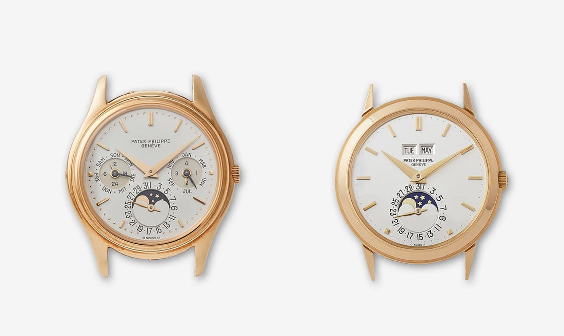 A Patek reference 3940 and a reference 3448 |   A Collected Man