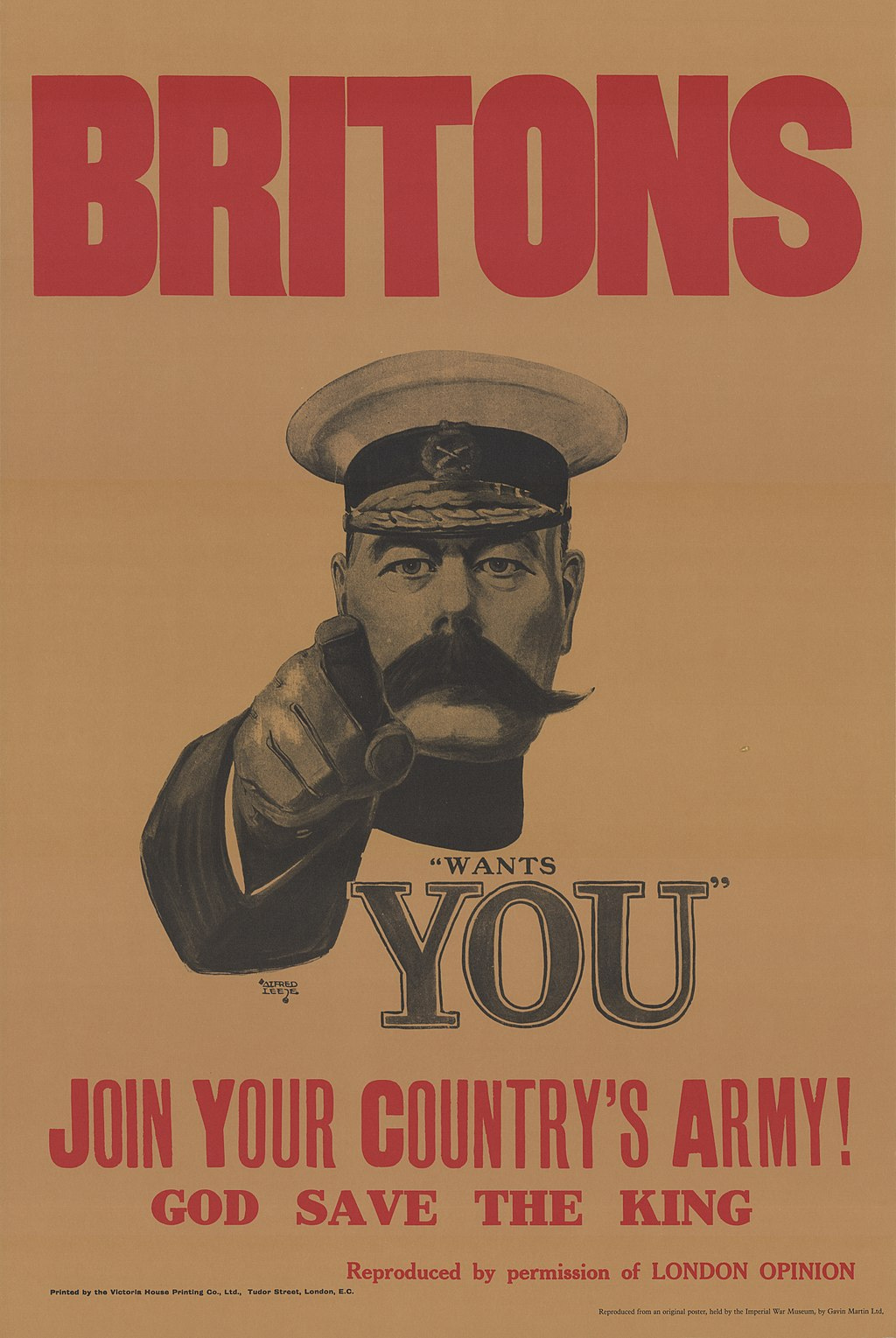 poster of Lord Kitchener from 1914