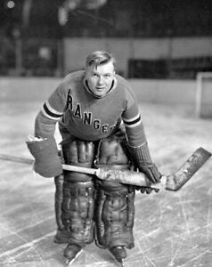 1934 New York Rangers Goalie Andy Aitkenhead Black &amp; White 8 X 10 Photo  Picture | eBay