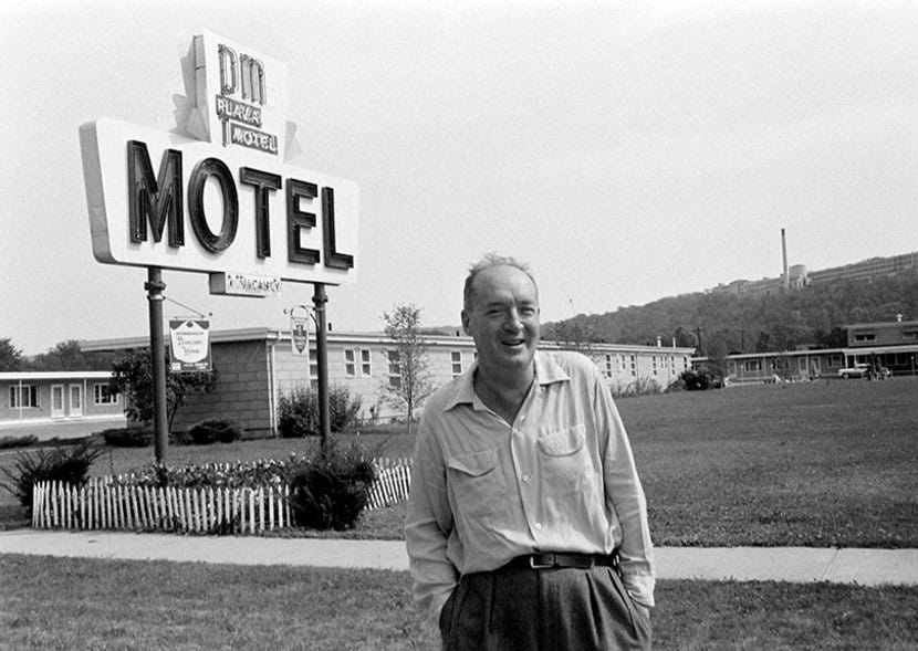 Vladimir Nabokov in Ithaca, NY.