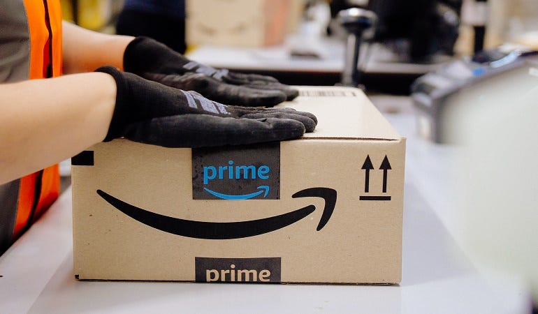 Amazon Prime box small - Appliance Retailer