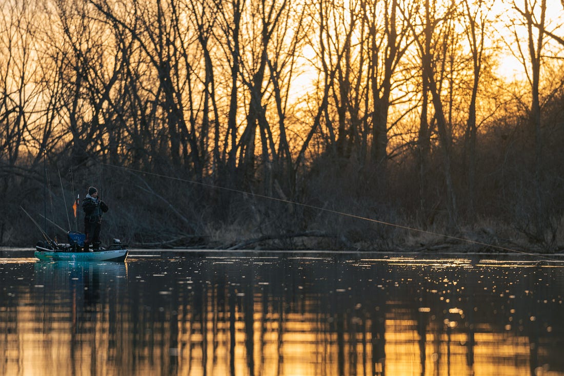  The Golden Hour is best spent on the water. Mike Elsea makes the most of every passing minute. 