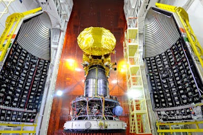 MOM (Mangalyaan) onboard PSLV C-25 Stage 4