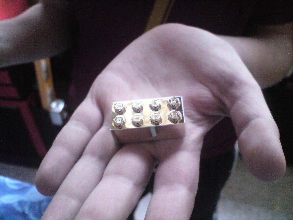 Lego Gold Brick