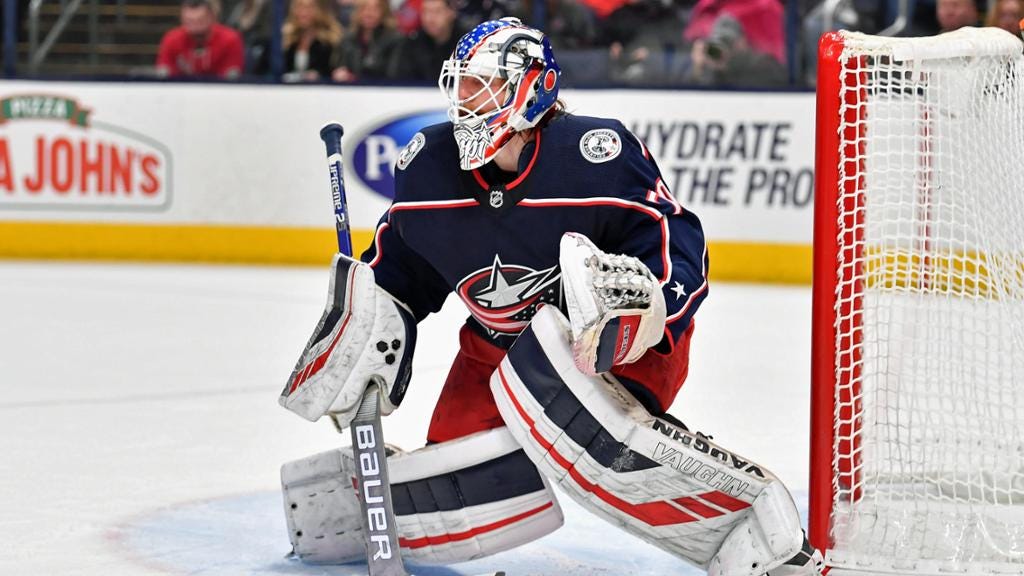 Korpisalo out 4-6 weeks for Blue Jackets following knee surgery