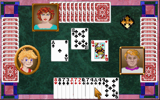 Hoyle Classic Card Games DOS Playing Hearts