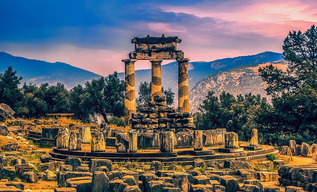 Ruinas del oráculo de Delfos