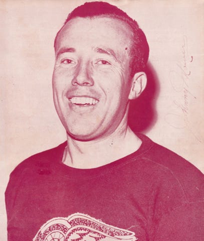 Johnny Mowers Detroit Red Wings 1943 Vezina Trophy Winner