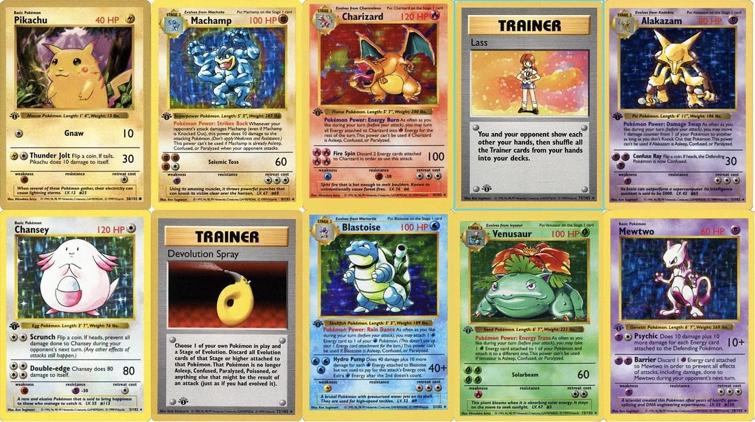25 Most Valuable First Edition Pokemon Cards | Old Sports Cards