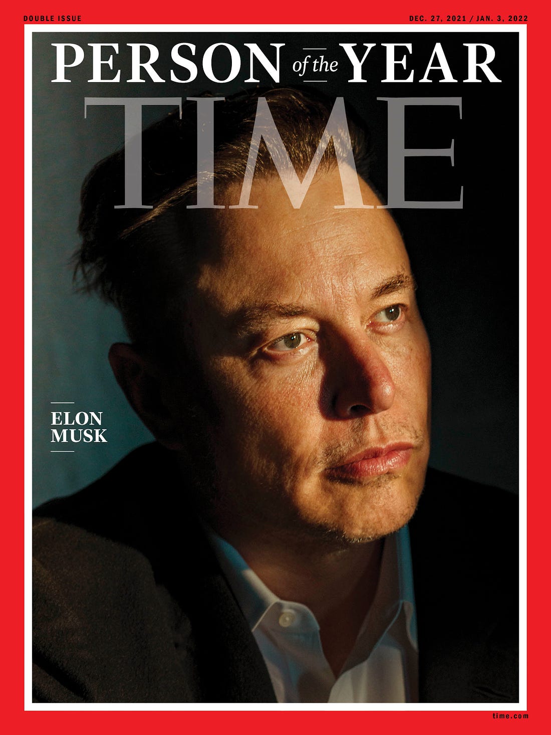 TIME on Twitter: &quot;Elon Musk (@elonmusk) is TIME&#39;s 2021 Person of the Year  #TIMEPOY https://t.co/8Y5BhIldNs https://t.co/B6h6rndjIh&quot; / Twitter