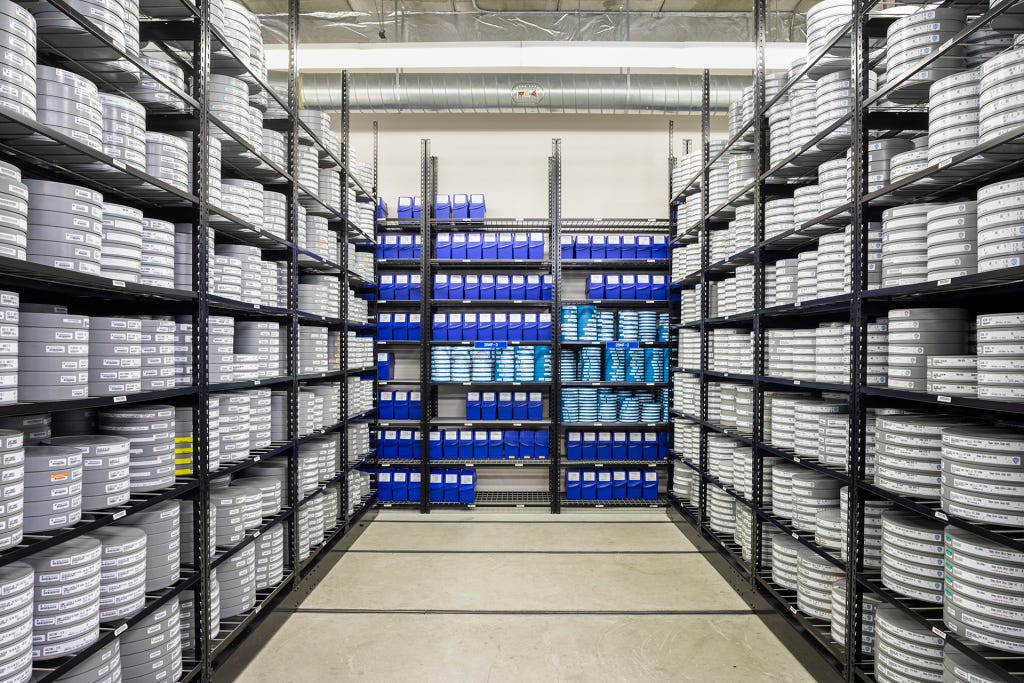 Cold storage at Warner Bros. in Burbank Calif.