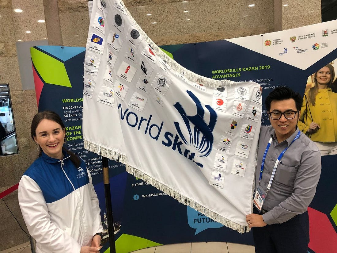 WorldSkils flag