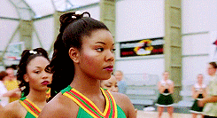 Gabrielle Union as Isis in Bring It On! stares you down to intimidate you.