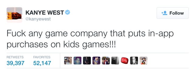 Image result for KANYE tweet ipad games