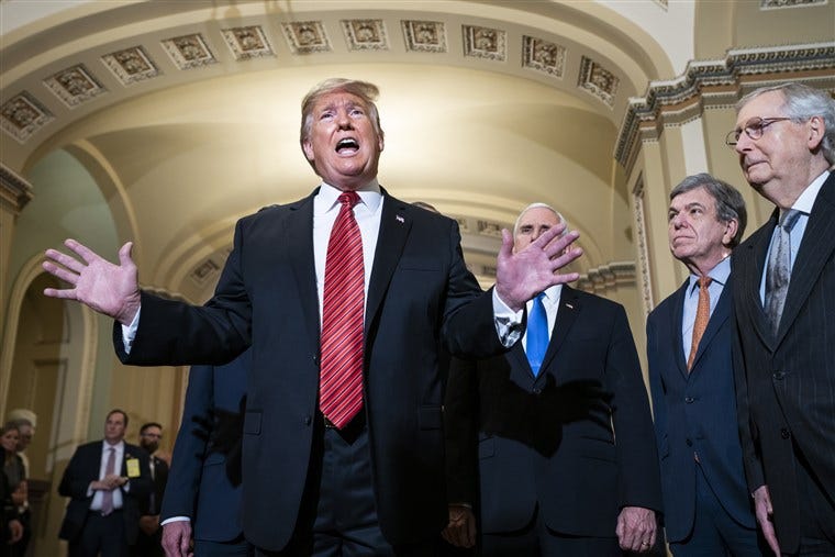 Image result for pence mcconnell trump