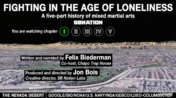 Fighting in the Age of Loneliness