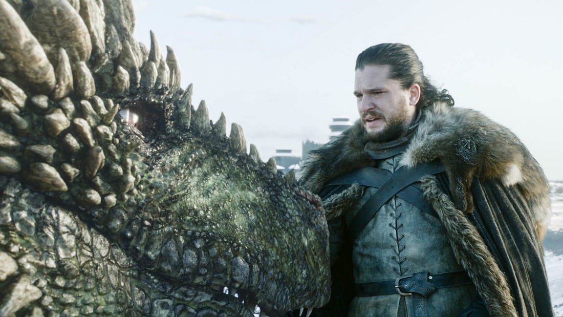 Kit Harington in Game of Thrones.