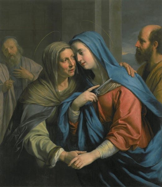 Image result for philippe de champaigne visitation