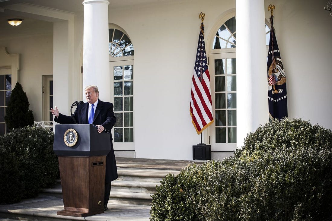 Image result for trump emergency