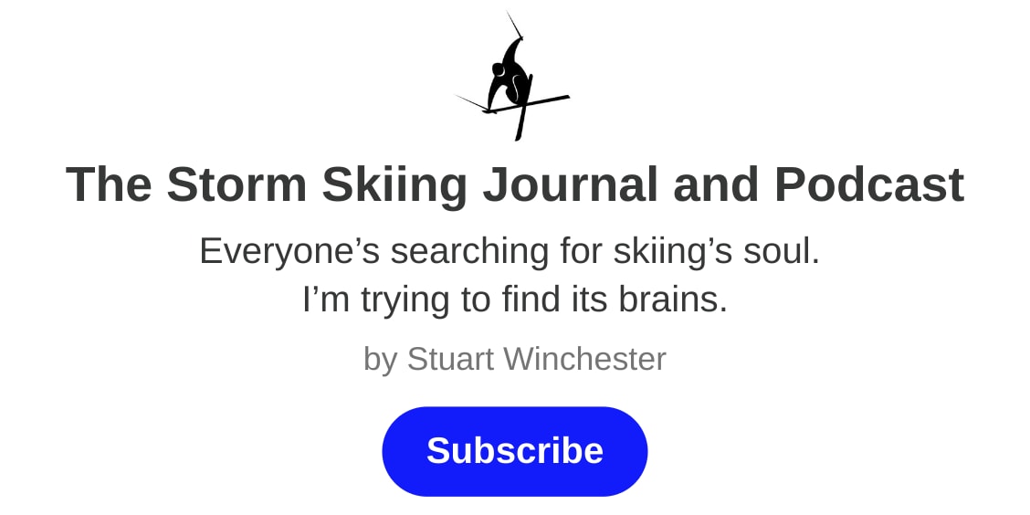 The Storm Skiing Journal And Podcast By Stuart Winchester