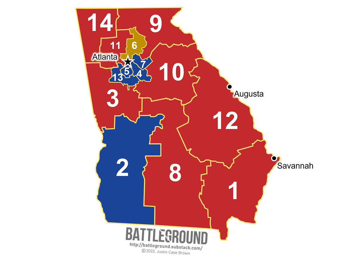 Georgia's New Congressional Districts