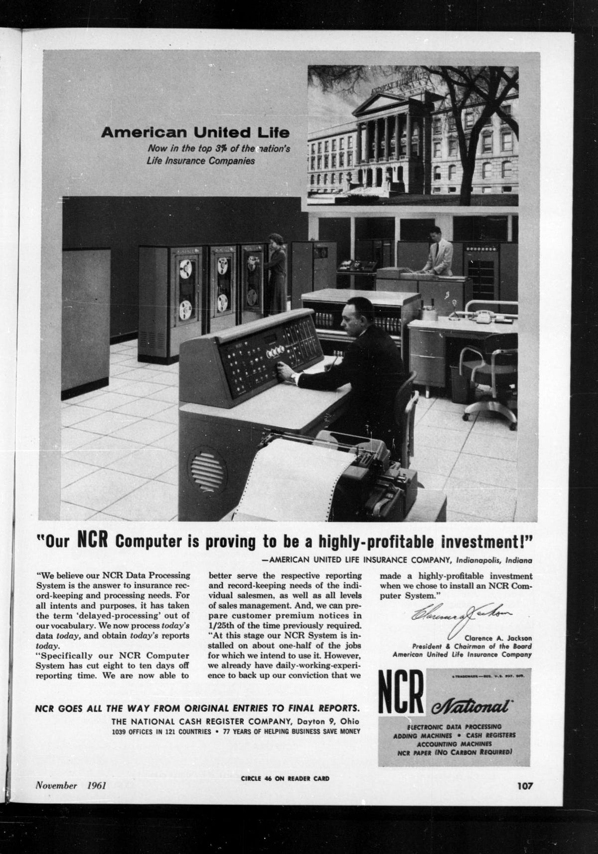 A tour through computing in 1961... 60 years ago