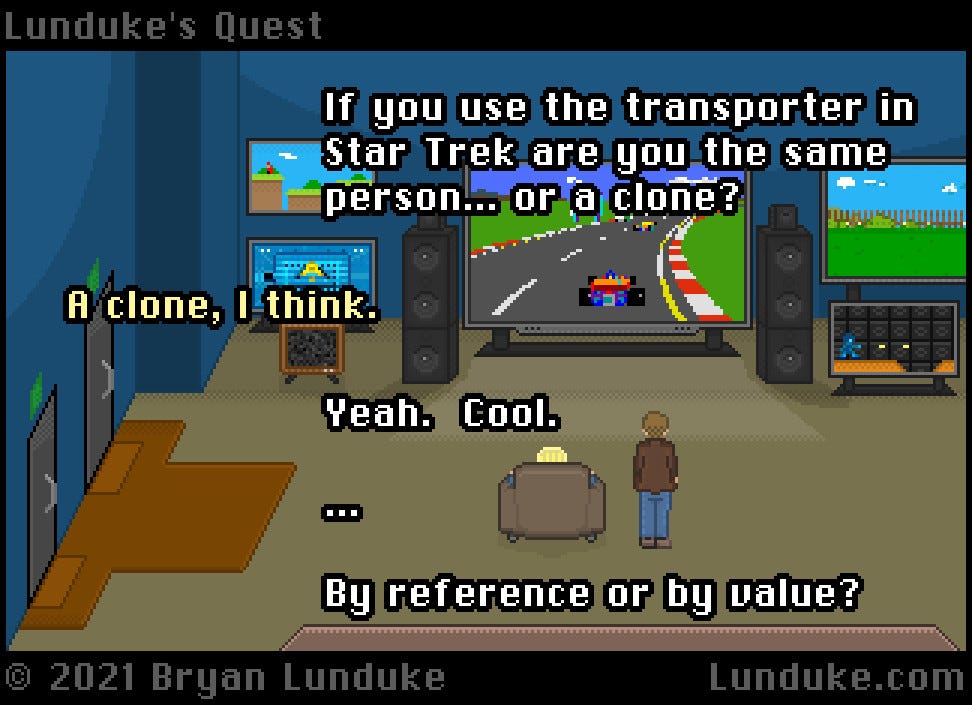 Do Star Trek transporters clone you? [COMIC]