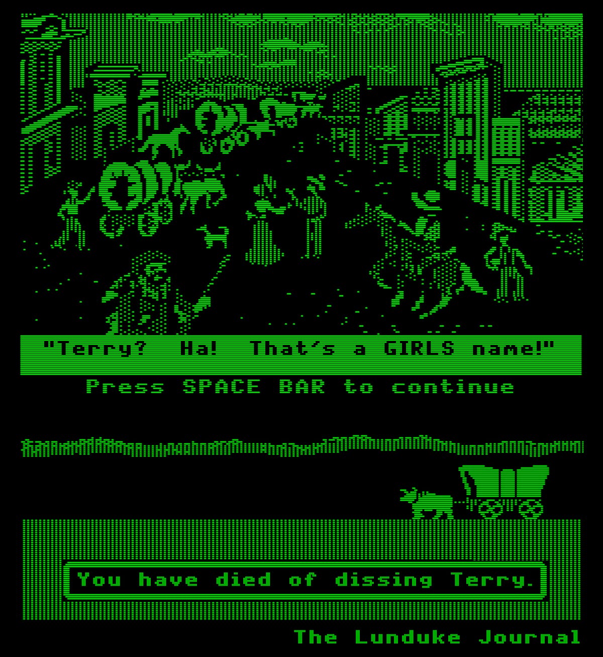 Man. Life on the Oregon Trail was rough!