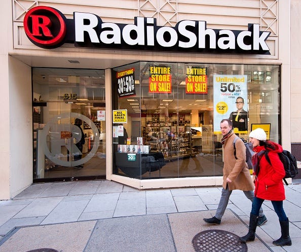 If you grew up in a time or a place without Radio Shack, you may have to sit most of this one out, because it’s going to be really nothing more than