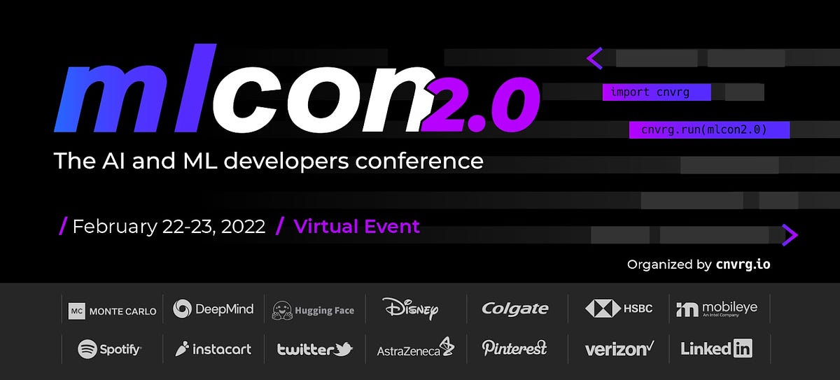 📌 Learn from 40+ AI experts at mlcon 2.0 ML dev conf