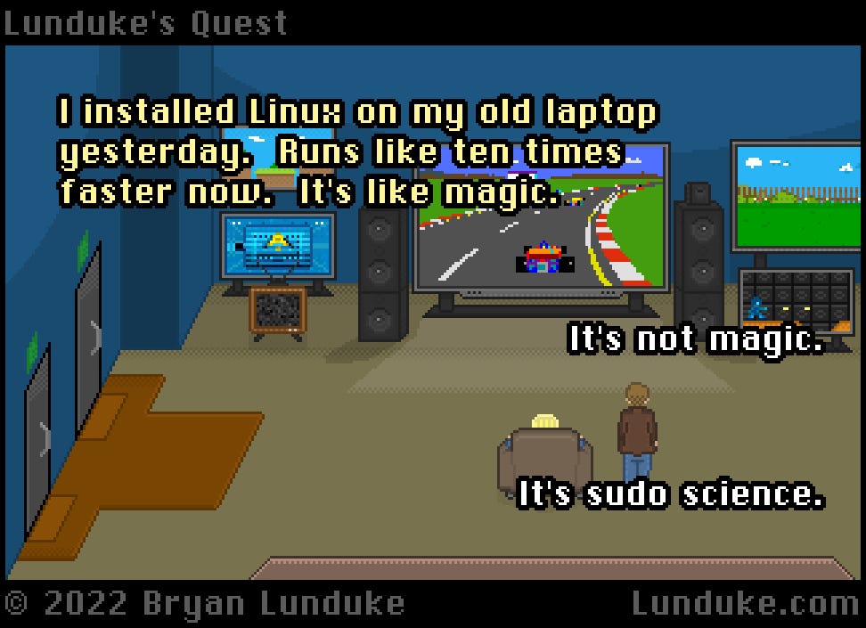 If Linux is not magic...