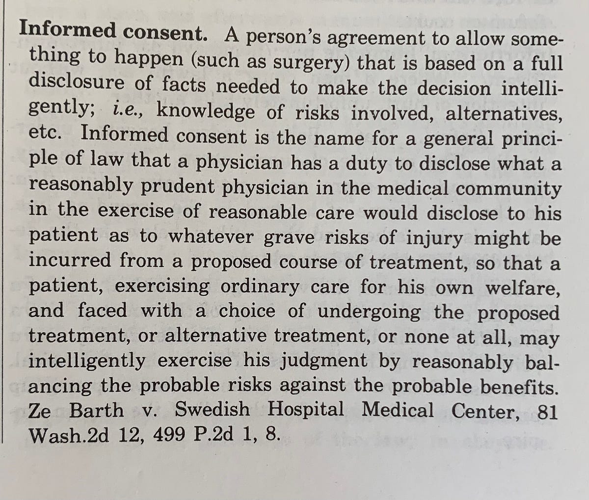 MisInformed Consent