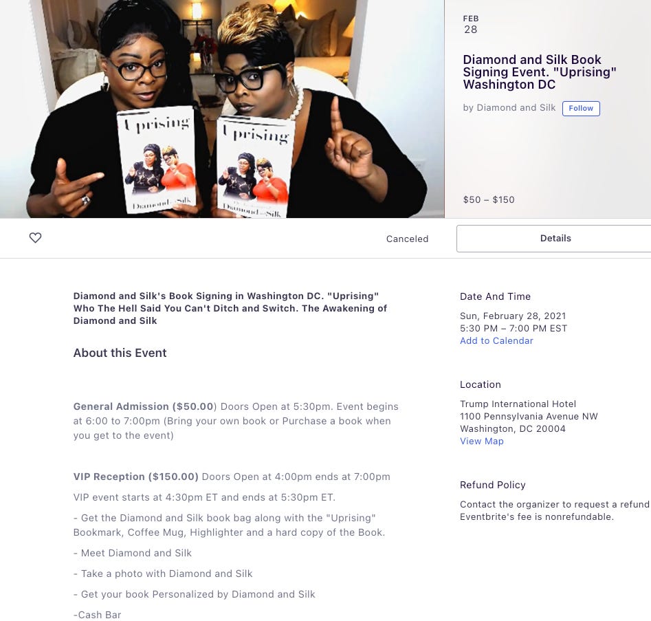 Diamond And Silk Cancel Book Signing At The Trump Hotel D C By Zach Everson 1100 Pennsylvania