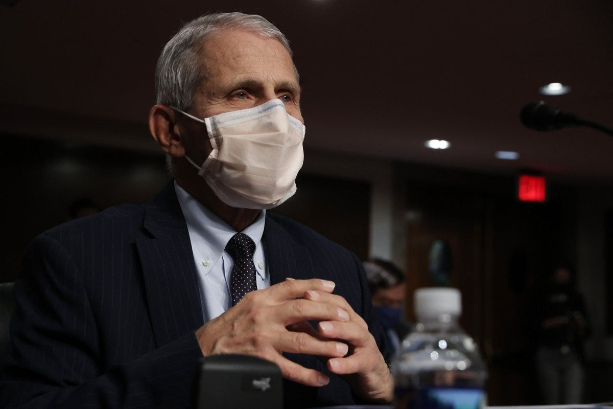Expert he is not: new book exposes Fauci's mythological scientific acumen