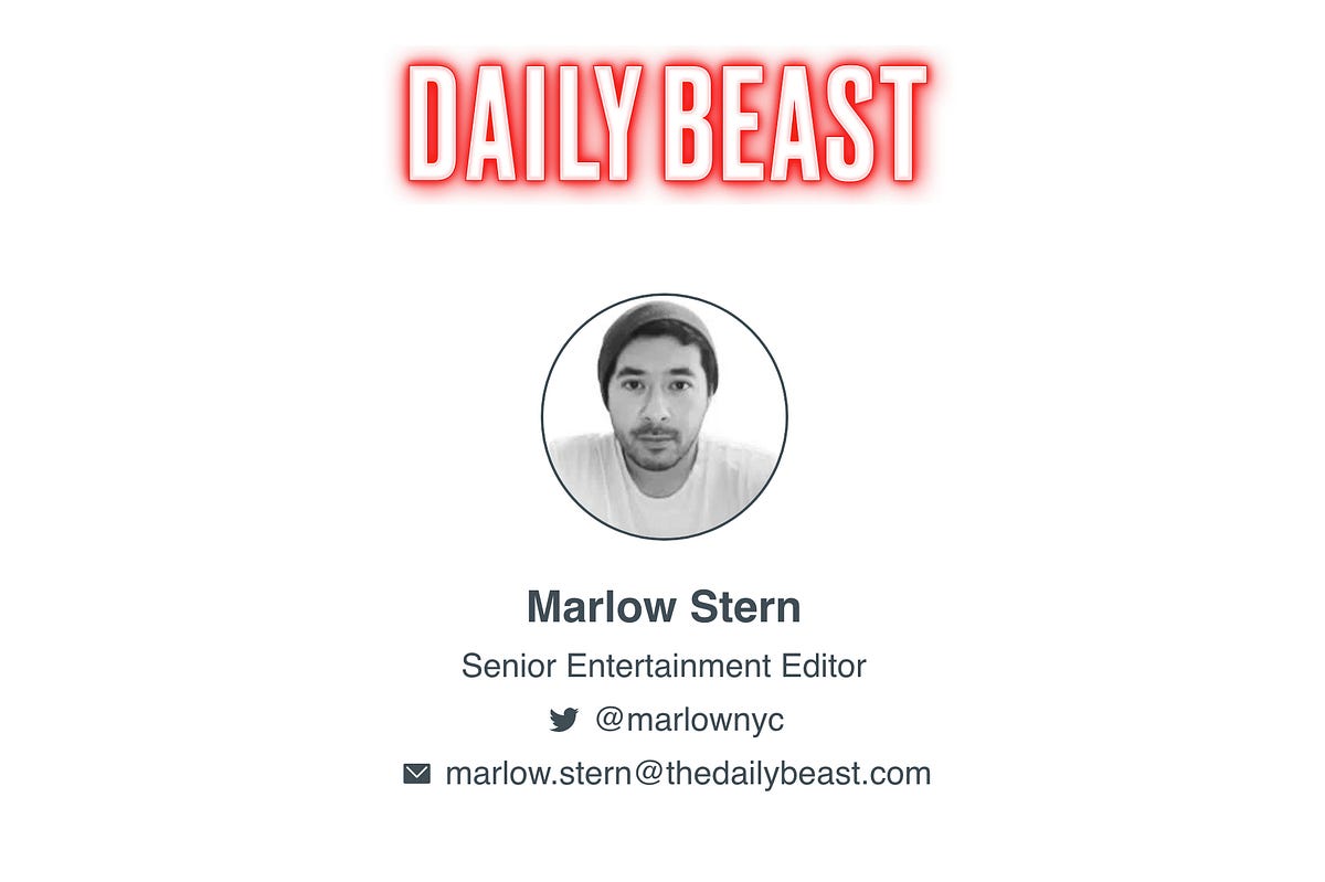 Profiles In Journalistic Courage: Marlow Stern of the Daily Beast