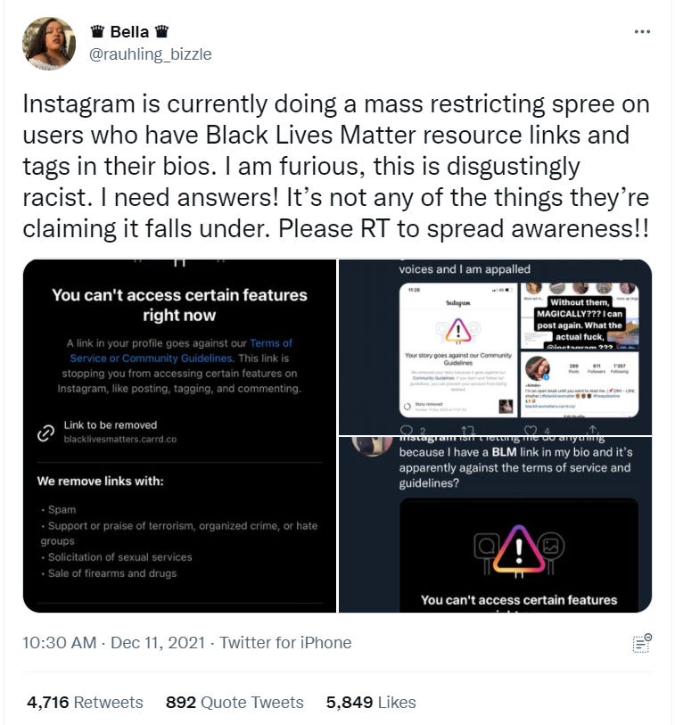 Black Lives Matter Is Being Censored on Instagram? Why?