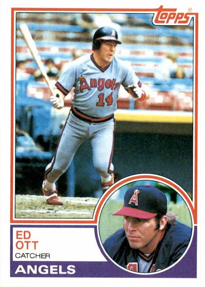 1983 Topps Ed Ott Existed Solely to Trick Us - by Wax Pack Gods ...