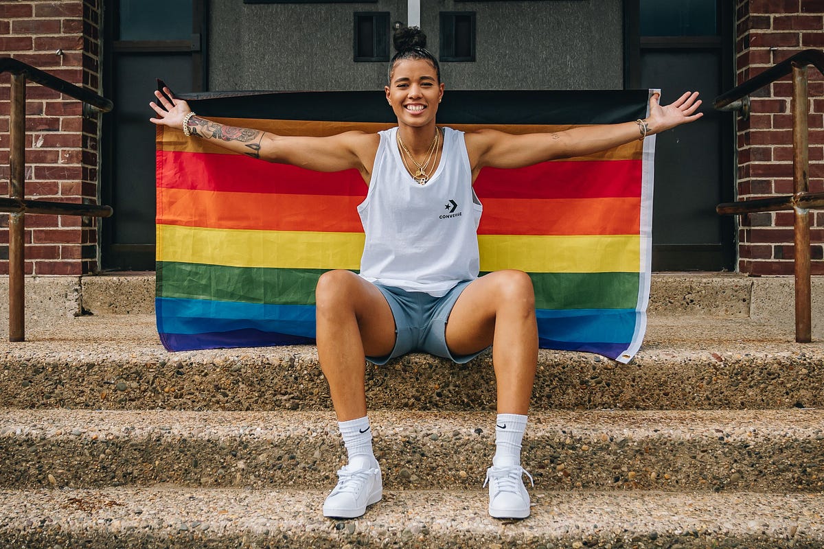 Natasha Cloud featured in Philadelphia 76ers’ Pride photo series - by